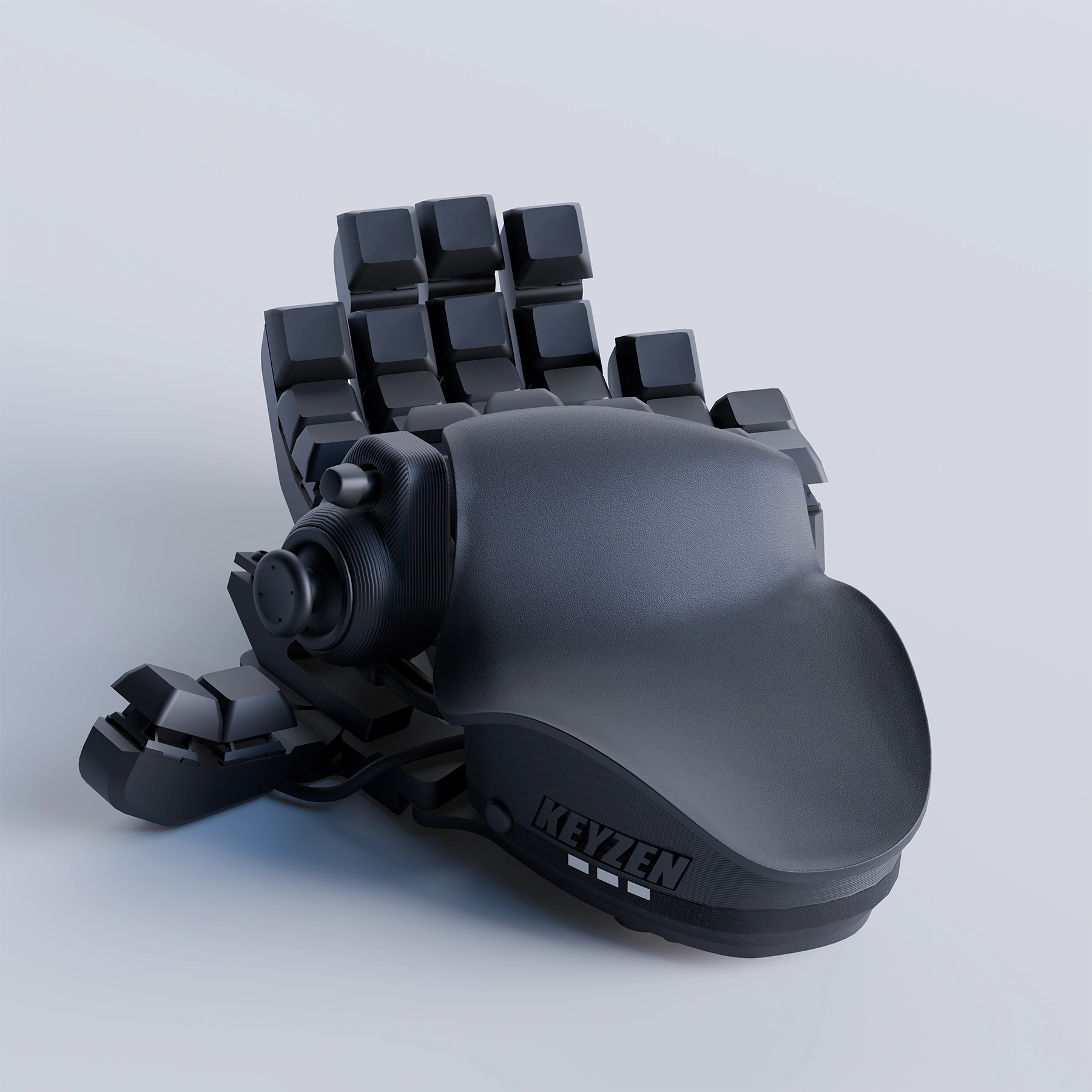 左利き用 Azeron ブラック Keyzen - コンパクトメカニカルキーパッド 左利き用 Azeron ブラック Keyzen - コンパクトメカニカルキーパッド