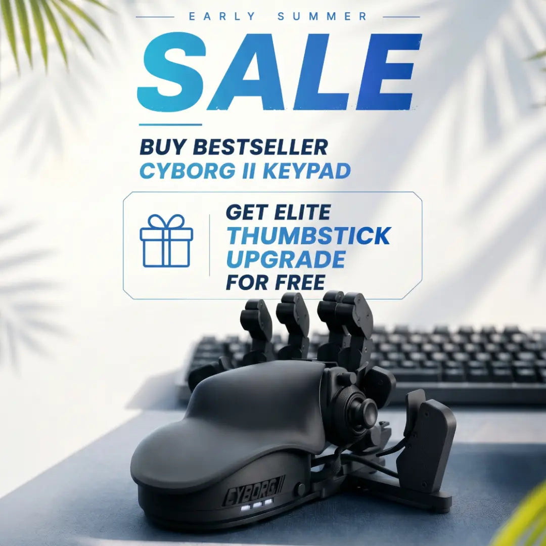 creative called spring sale displaying a custom cyborg ii keypad and savings $69