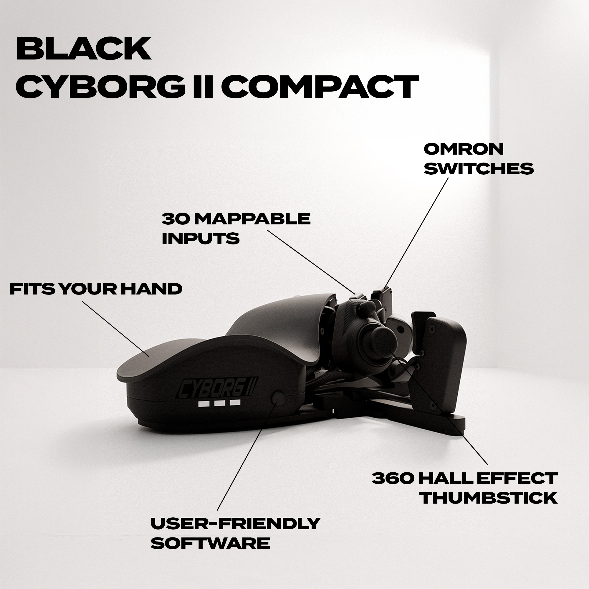 Azeron Black Cyborg II Compact Azeron Black Cyborg II Compact