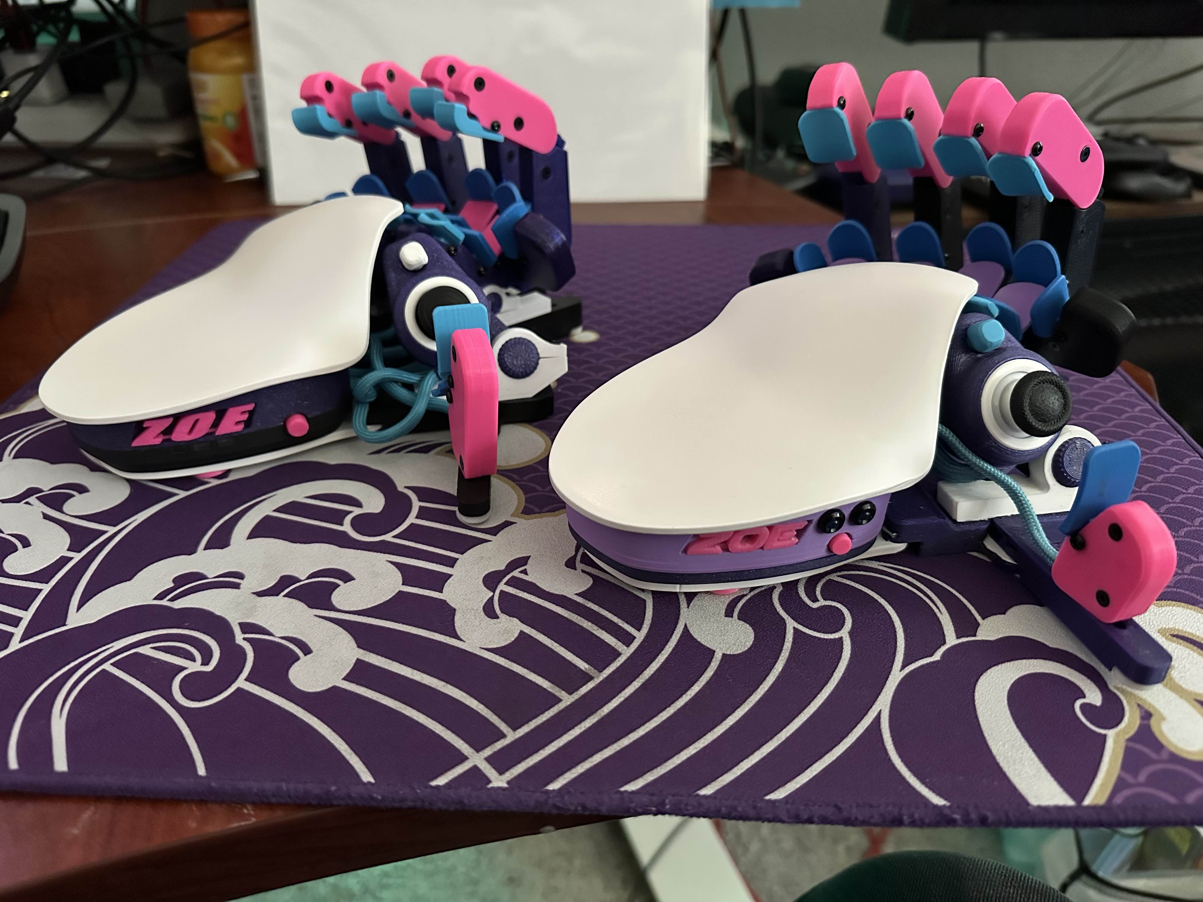 Galaxy Purple Cyborg II Compact For Left Handed – Azeron