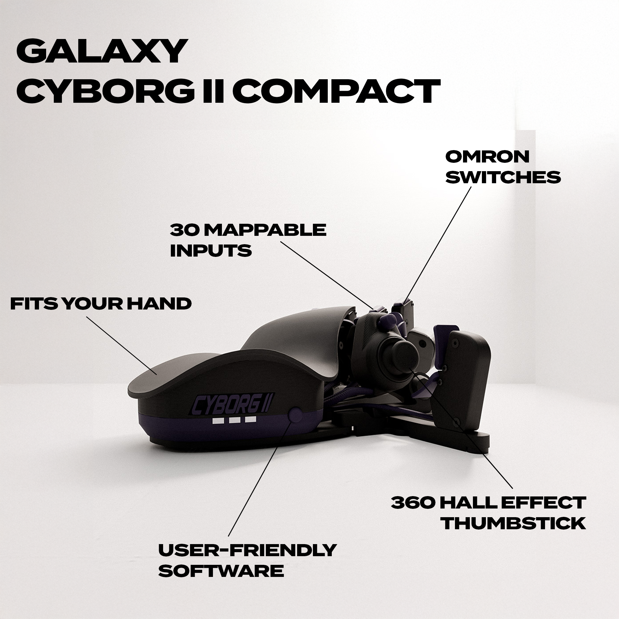 Galaxy Purple Cyborg II Compact – Azeron Galaxy Purple Cyborg II Compact – Azeron