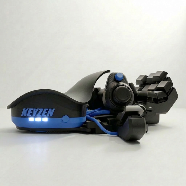 Blue Azeron Keyzen: Ergonomic Keypad With Mechanical Switches