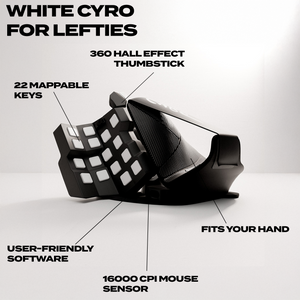 White Cyro For Left Handed - Azeron