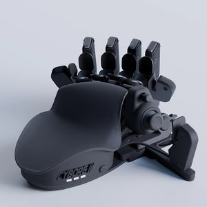 black cyborg ii compact device on the light background