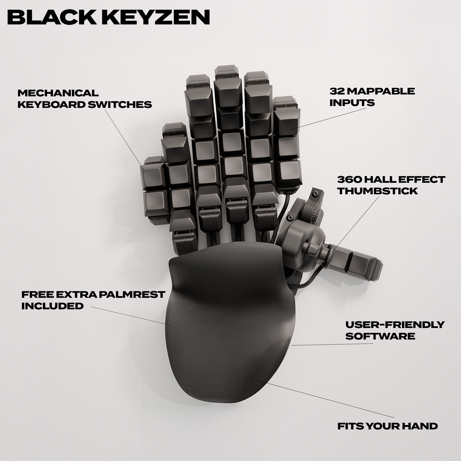 Azeron Keyzen - Mechanical Gaming Keypad with Thumbstick