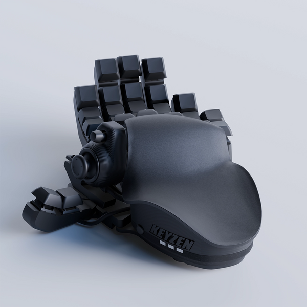 キーボード Azeron Cyborg II Black Azeron Black Keyzen for Lefties - Compact Mechanical Keypad