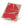 Red textured patches on a cardboard backing