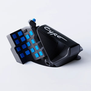 Blauer Cyro für Linkshänder