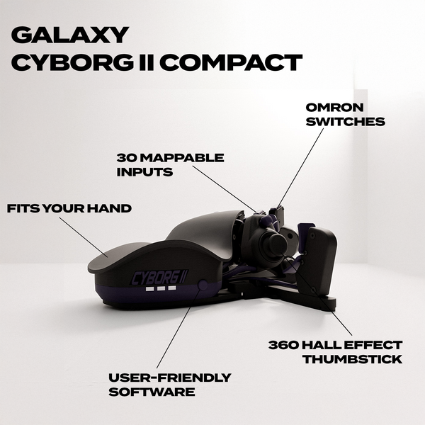 Galaxy Purple Cyborg II Compact For Right Handed