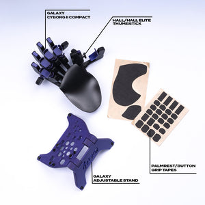 Galaxy Purple Cyborg II Compact Bundle For Right Handed