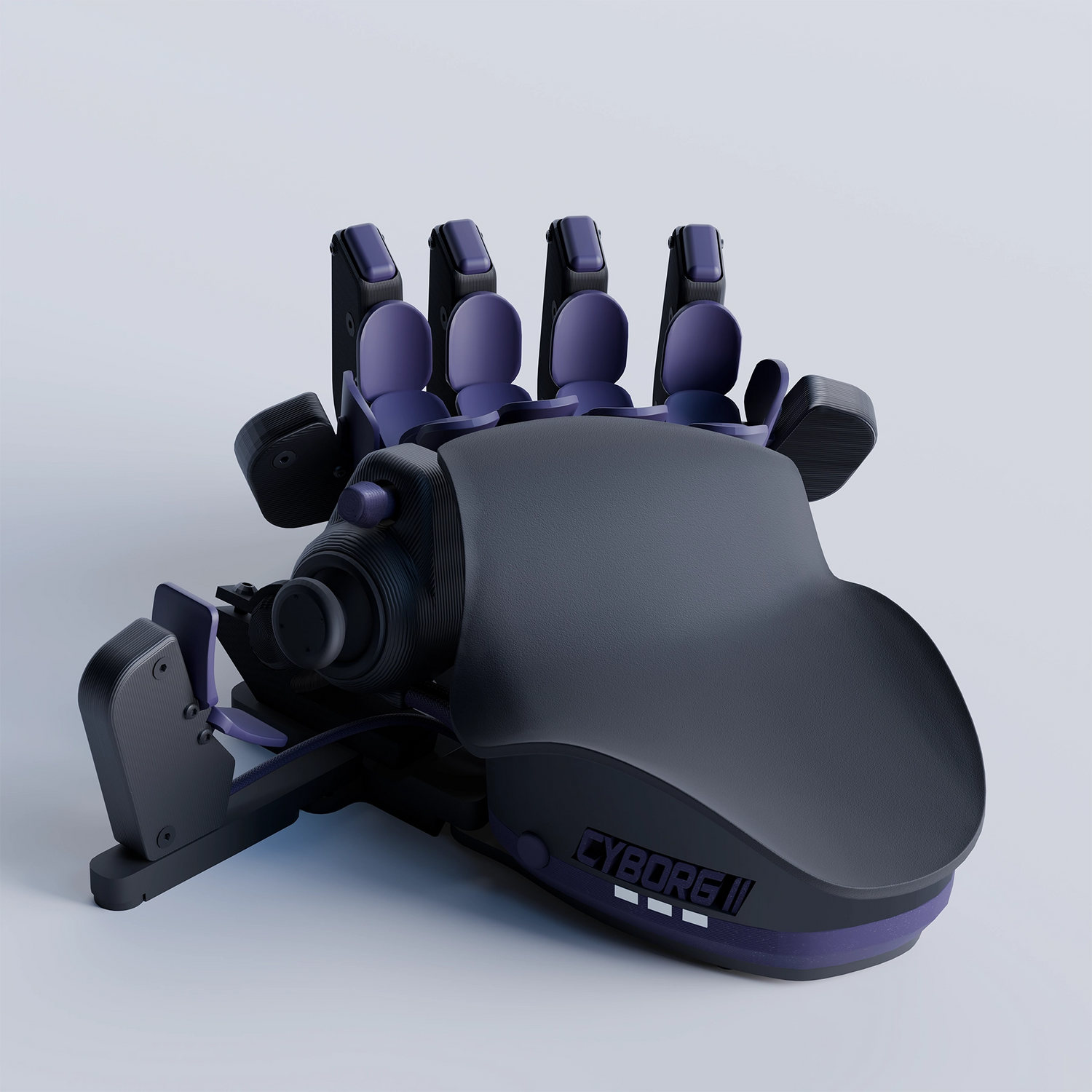 Galaxy Purple Cyborg II Compact For Left Handed – Azeron