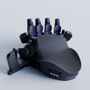 galaxy purple cyborg ii compact on light background