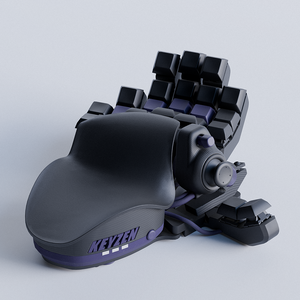 glaxy purple keyzen device on the light background