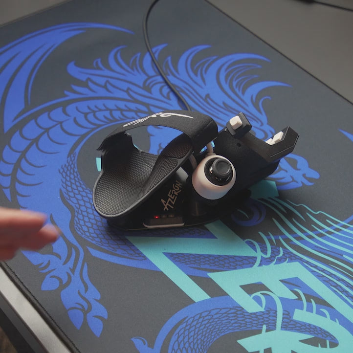 Azeron Red Cyro for Lefties | One-Handed Gaming Mouse