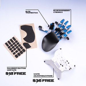 Elite Blue Raspberry Cyborg II + FREE Upgrades For Left Handed