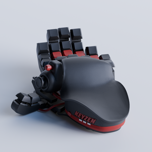 red keyzen device on the light background