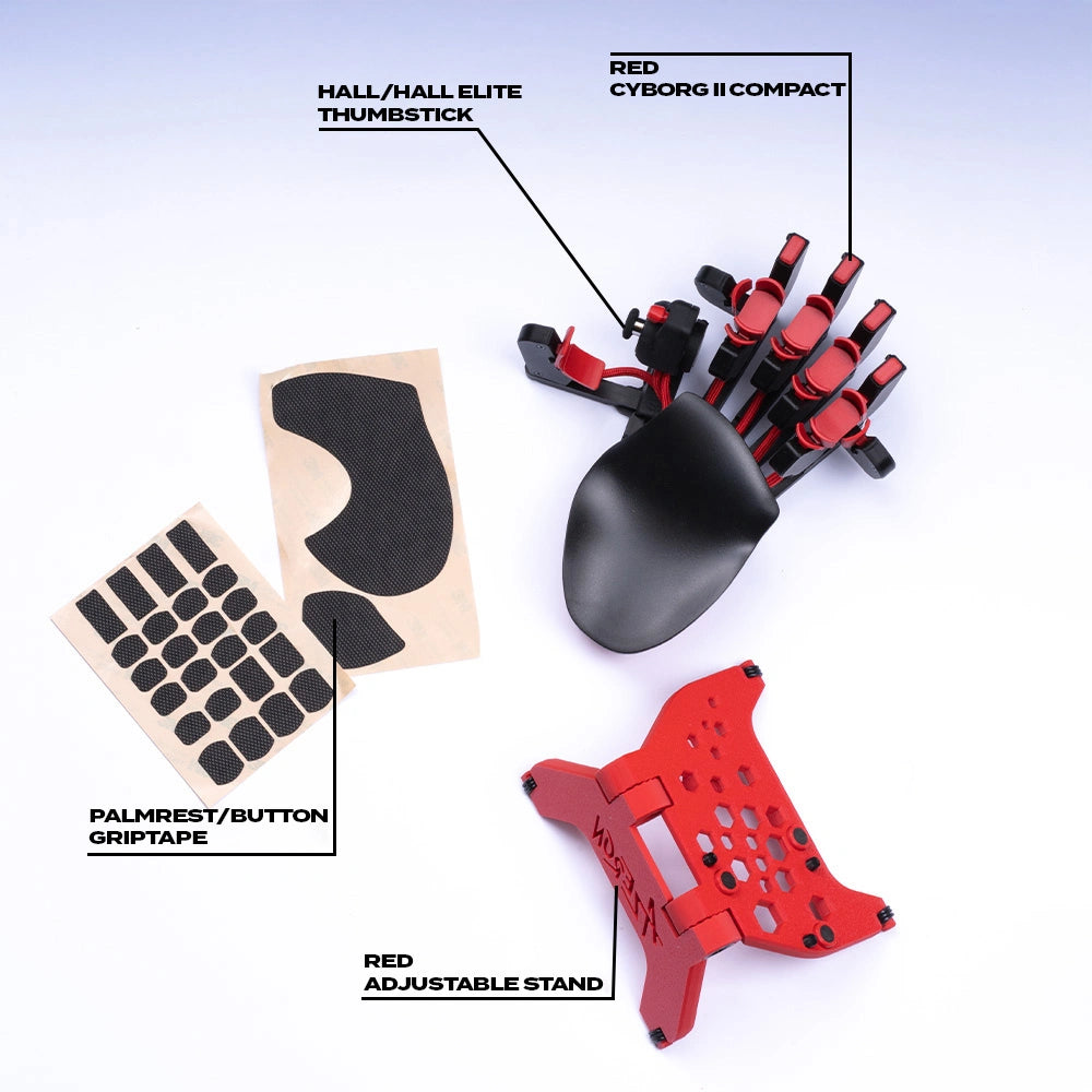 Red Cyborg II Compact Bundle For Left Handed