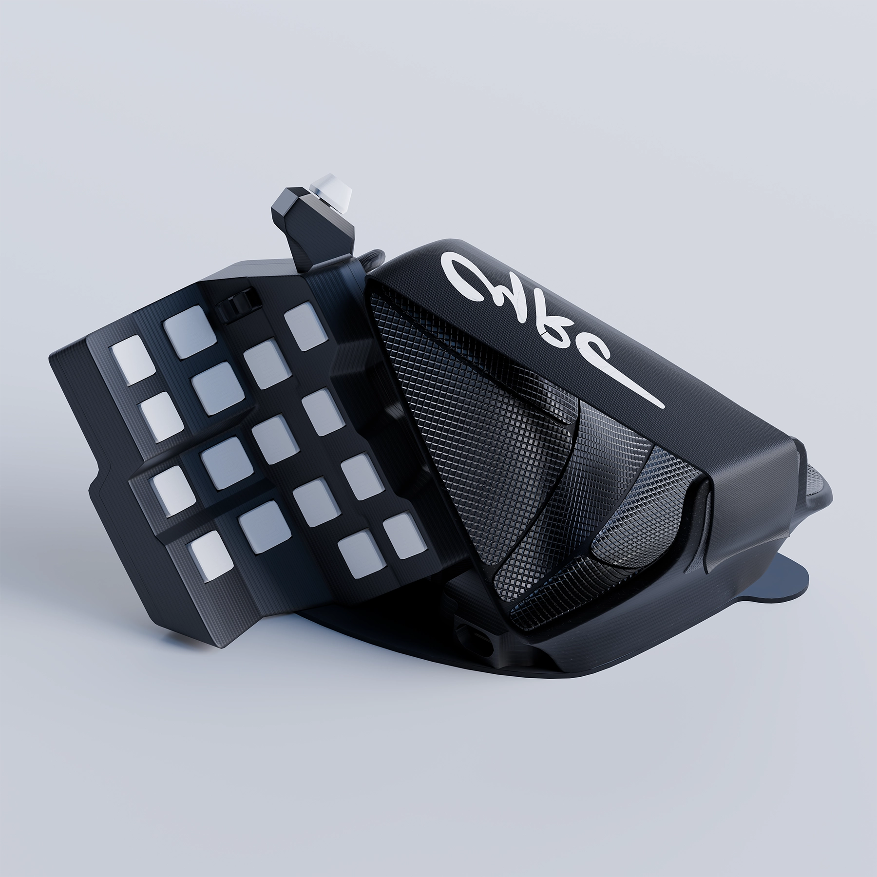 Cyro Rd Azeron White Cyro for Lefties - One-Handed Gaming Mouse
